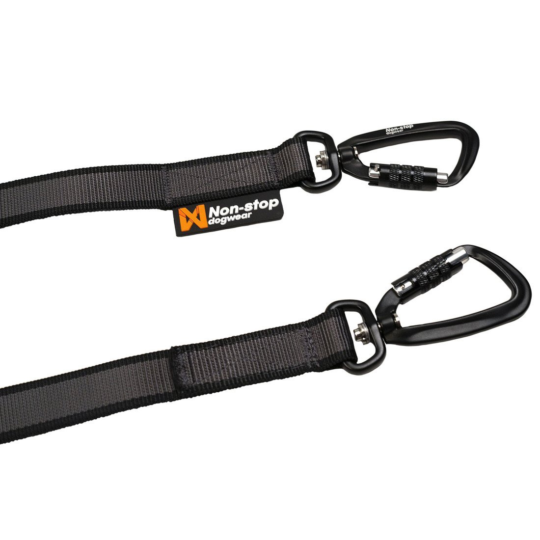 Poloodpružené vodítko pro dva psy Touring double