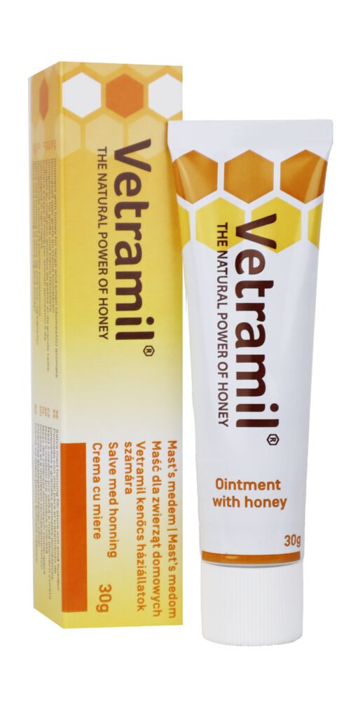 Vetramil mast s medicinálním medem pro psy – 10 g / 30 g